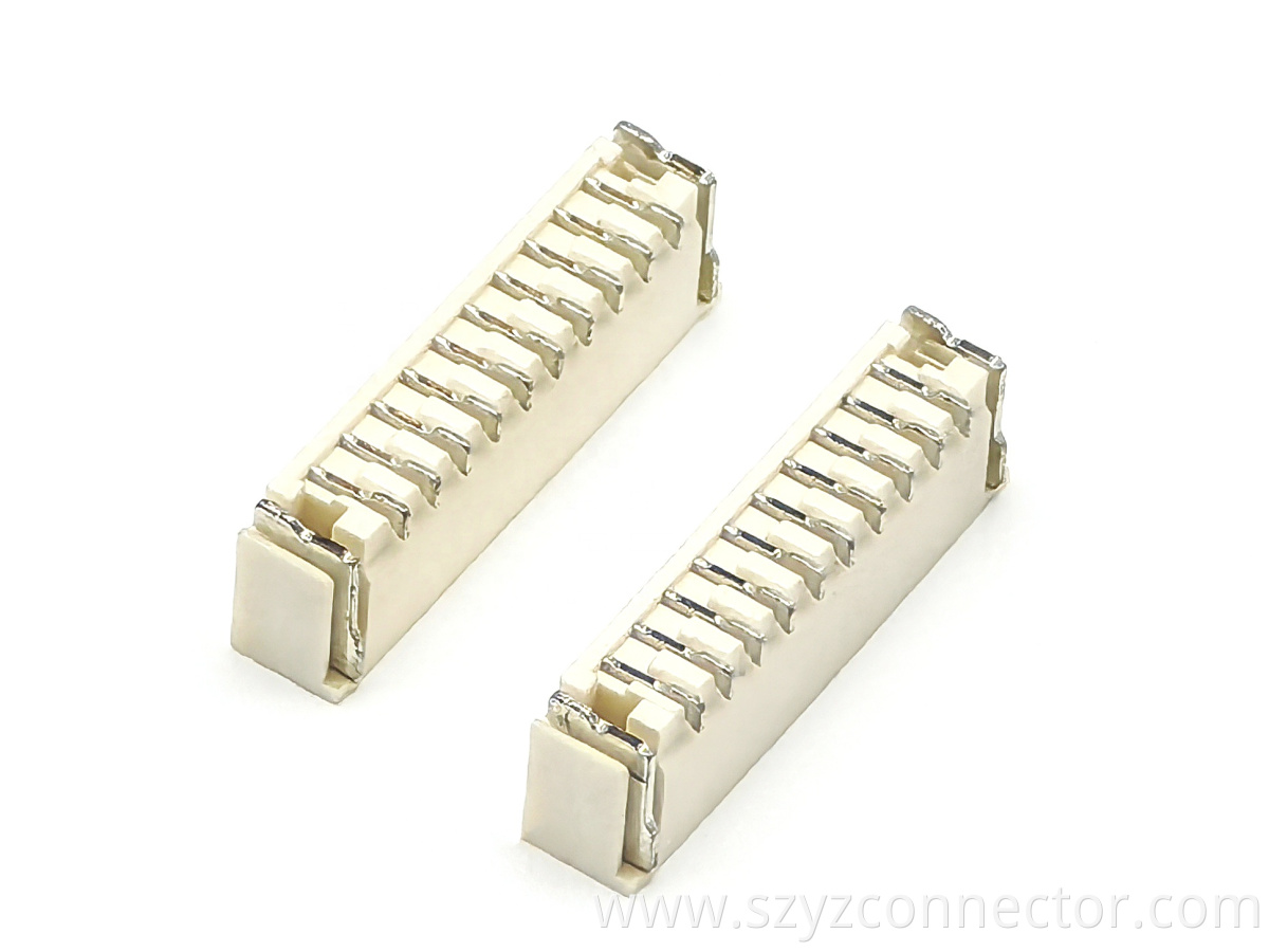 0.8mm Pitch Wafer SMT Horizontal Pin header Connector 10P 0.8mm Pitch Wafer SMT Horizontal Pin header Connector 10P